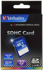 ？バーベイタム(Verbatim) Verbatim バーベイタム SDHCカード 32GB Class 10 SDHC32GJVB1
