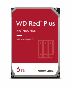 WD HDD 内蔵ハードディスク 3.5インチ 6TB WD Red NAS用 WD60EFRX 5400rpm 3年削除