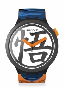 Swatch GOKU X SWATCH ユニ腕時計 モデルSB01Z101 ブラック スタンダードウォッチ