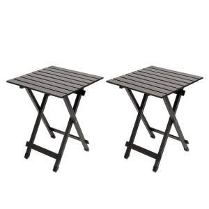 SUNNYFEEL 折りたたみ式キャンプテーブル - 軽量アルミニウムポータブルピクニックテーブル 18.