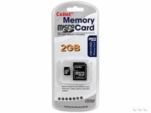 Cellet MicroSD 2GB Memory Card for Nokia 5310 XpressMusic Phone with SD Adapter.並行輸入品