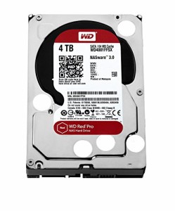 WD HDD 内蔵ハードディスク 3.5インチ 4TB WD Red Pro WD4001FFSX SATA3.0 7200rpm 64MB 5年保証 並行輸入品