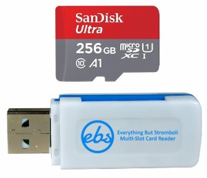 SanDisk 256GB UHS-I Ultra Micro SD Card for LG Phone Works with LG Velvet 5G LG K92 5G LG V60 ThinQ 5G SDSQUA4-256G-GN6MN