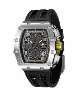 TSAR BOMBA 腕時計 メンズ うで時計メンズ 5気圧防水 トノー型 とけい腕時計 ビジネス ステン