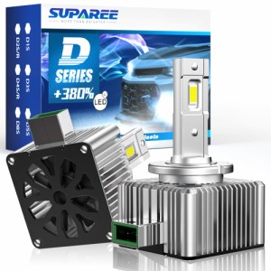 SUPAREE D3S D3R LED Headlight Bulbs 6000K White 70W 12000LM Bright LED Conversion Kits High Low Beam Plug and Play to Origi