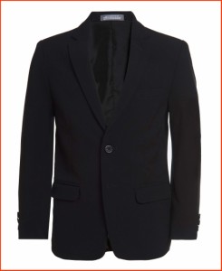 並行輸入品Van Heusen Boys Flex Stretch Suit Jacket black 20 Husky