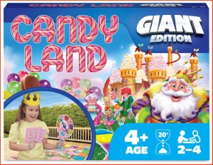 並行輸入品Giant Candy Land Game for Kids Party Board Game IndoorOutdoor with Oversized Gameboard Summer Toy for Prescho