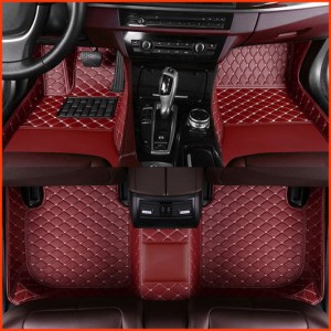 並行輸入品Jialuode Car Floor Mats Carpet Compatible with E-Class AMG Sedan 2009-2015 Luxury Leather Waterproof Non-Slip 