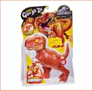 並行輸入品Heroes of Goo Jit Zu - Licensed Jurassic World - Chomp Attack - Stretch T. Rex