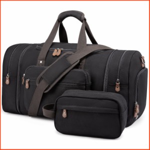 並行輸入品Sucipi Canvas Duffle Bag for Travel Overnight Carry on Bag with Shoe Compartment Weekender Duffel Bag with Toi
