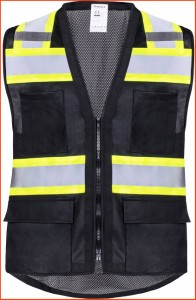 並行輸入品ProtectX 6-Pocket Class 2 High Visibility Safety Vest for Men Women Reflective Vest with Zipper Front  Mesh 