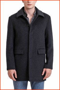 並行輸入品BGSD Men Michael Cashmere Wool Blend Single Breasted Walking Car Coat Also available in Big and Tall and Shor