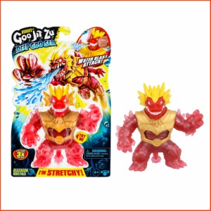 並行輸入品Heroes of Goo Jit Zu Deep Goo Sea Blazagon Hero Pack. Super Stretchy Goo Filled Toy. with Water Blast Attack 