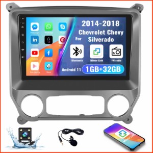 並行輸入品132G Android 11 Car Stereo for Chevrolet Chevy Silverado 2014-2018 Radio GPS Navigation Head Unit Double Di