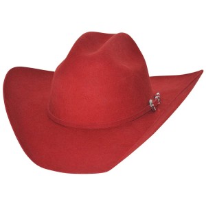 送料無料Bullhide Montecarlo Felt Collection Kingman 4X Premium Wool Western Cowboy Hat 4 Brim 6 34 Red並行輸入