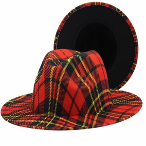 送料無料Colorful Fedora Hats for Men  Women Summer Hats Classic Panama Hat Wide-Brim Church Jazz Hat Shapeable並行