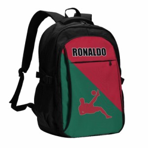 送料無料Auqizbx Football Number 7 Ronaldo Laptop Backpack Work Travel Backpack With Usb Charging Port Men Women並行輸