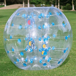 新品Happybuy インフレータブルバンパーボール 直径5フィート バブルサッカーボール 膨らませ