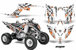 新品Yamaha Raptor 7002013 ATV全地形対応車AMRレーシンググラフィックキットデカールExpoオレン