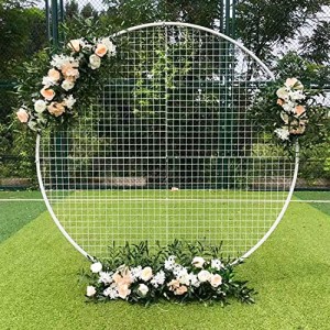新品TYSXZY Balloon Arch Stand Round Backdrop Circle Floral Flower Arch Frame for Garden Yard Wedding Bridal Indoor Outd