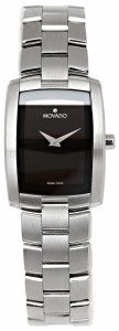 モバード Movado レディース 605378 Eliro ステンレススチール 腕時計 ブラック ラグジュアリー 