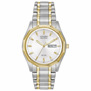 シチズン Citizen Mens Eco-Drive Sport Watch with DayDate BM8434-58A 送料無料