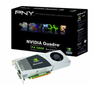 PNY QuadroFX 5800 グラフィックスボード - 4GB GDDR3並行輸入品 送料無料