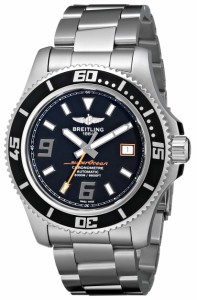 ブライトリング Breitling メンズ A1739102BA80 スーパーオーシャン 44 ブラックダイヤルウォッチ 