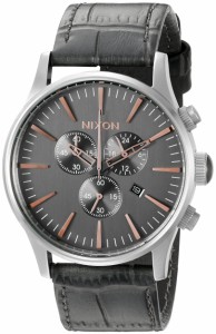 ニクソン Nixon グレー メンズ アナログ スポーツ クォーツ Nixon Sentry Chronograph 海外出荷 A4052145 