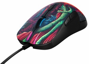 SteelSeries Rival 300 CSGO Hyper Beast Edition Gaming Mouse 送料無料