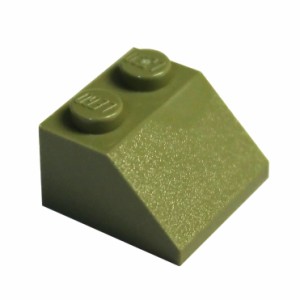 レゴ b. 100 Pieces Olive Green - LEGO Parts and Pieces Olive Green 2x2 45 Slope x100 送料無料