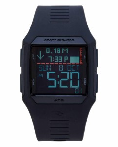 Rip Curl 腕時計 Rip Curl Rifles Tide Surf Watch A1119 ブラック 送料無料