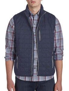 カッターアンドバック Cutter  Buck Mens Weather Resistant Primaloft Down Alternative Rainier Vest Anthracite Mela