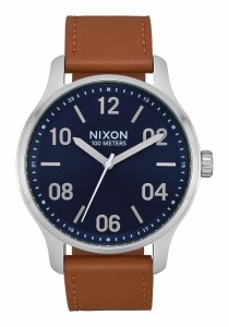 ニクソン NIXON パトロール レザー A1243-100m 防水 メンズ アナログ クラシック 腕時計 42mm 時計