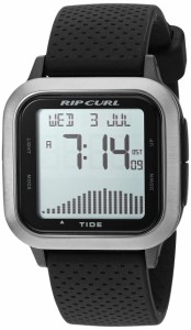 Rip Curl メンズ クォーツ スポーツウォッチ シリコンストラップ付き ガンメタル 送料無料