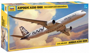 ズベズダ 1144 エアバス A350-1000 プラモデル ZV7020 送料無料