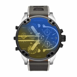 ディーゼル Diesel Mens Mr. Daddy 2.0 DZ7429 Black Nylon Quartz Fashion Watch 送料無料