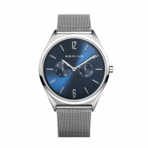 BERING Ultra Slim 17140-007 Unisex Blue Watch 送料無料