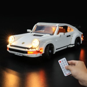 クリエイターエキスパートポルシェ911用BRIKSMAX LEDライトキット - レゴ 10295と互換性レゴセッ