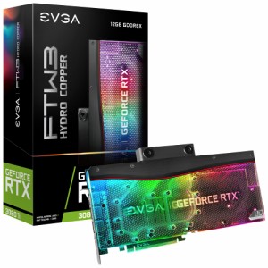 EVGA GeForce RTX 3080 Ti FTW3 ウルトラハイドロ銅ゲーム 12G-P5-3969-KR 12GB GDDR6X ARGB LED メタルバックプ
