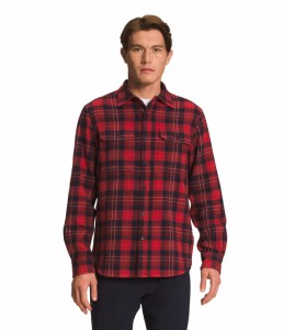 ザノースフェイス THE NORTH FACE Mens Arroyo Flannel Shirt Rage Red Medium Icon Plaid 2 XX-Large 送料無料