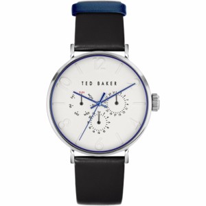 テッドベーカー Ted Baker 41mm フィリパ メンズ用 多機能レザーストラップ 腕時計 ブラック フ