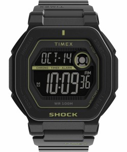 タイメックス Timex メンズ コマンドエンカウンター 45mm 腕時計 ブラックデジタル One Size 
