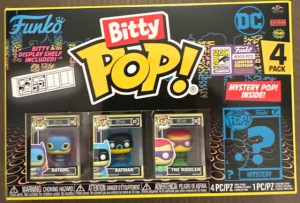 ファンコ Funko Bitty PopブラックライトDCミニコレクターおもちゃ-バットマンリドラーバッ