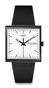 スウォッチ Swatch 腕時計 What IFBlack SO34B700 ブラック 送料無料