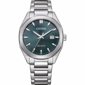 シチズン CITIZEN BM7620-83X メンズ アナログ クォーツ 腕時計 ステンレススチールベルト グリー