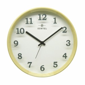 さんてる 日本製 シンプル掛け時計(木漏れ日) ナチュラル DQL695-NA 掛け時計