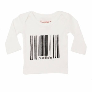 L'ovedbaby Signature Collection グラフィック ロング スリーブ Tシャツ sg-301 ホワイト・12〜18ヵ月 Tシャツ