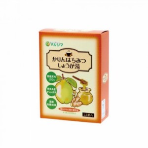 純正食品マルシマ かりんはちみつしょうが湯 (12g×12袋)×3箱 5704 食品 水