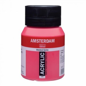 AMSTERDAM アムステルダム アクリリックカラー500ml パーマネントレッドパープル348 407404 アクリル絵具